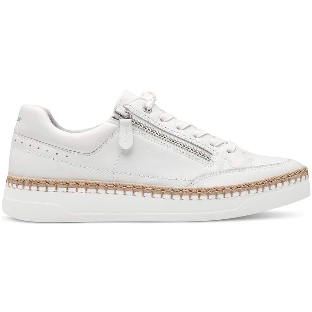 White Leather Sneakers I-23768-42-117 Tamaris